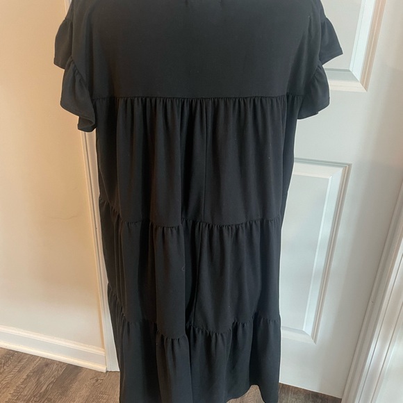 Entro Black Flutter Babydoll dress - Picture 2 of 3